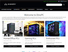 Tablet Screenshot of dinopc.com